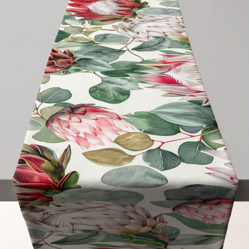 Protea Montage Table Runner