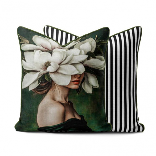 Portrait For Hanna Scatter Cushion Cover