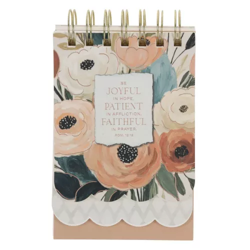 Heirloom Floral Wirebound Notepad