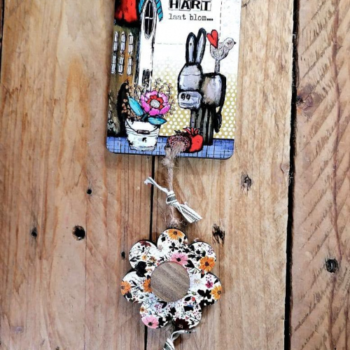 Blom Hangbord (4) 34 x 9cm