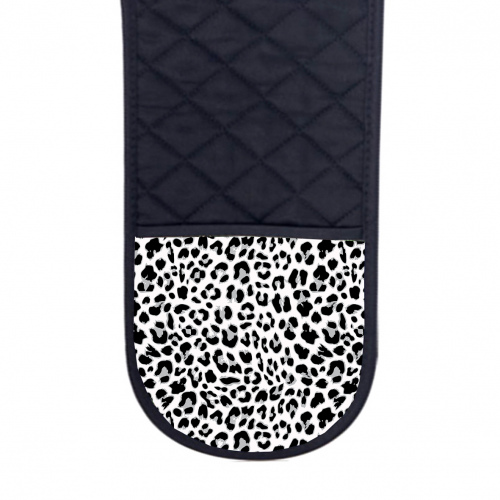 Africa Leopard Skin White Oven Gloves