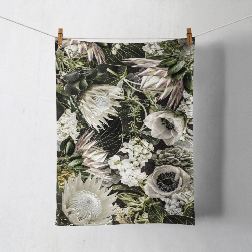 Protea Green Lush Food Towel