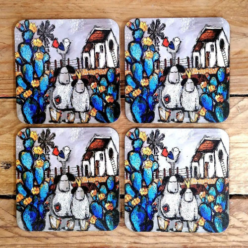 Coasters (9) Set of 4
