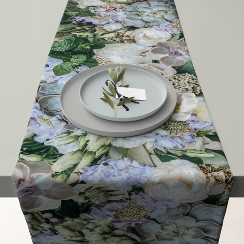 Succulent Bouquet Table Runner