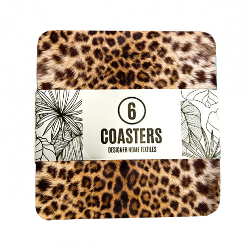 Africa Leopard Skin Coasters