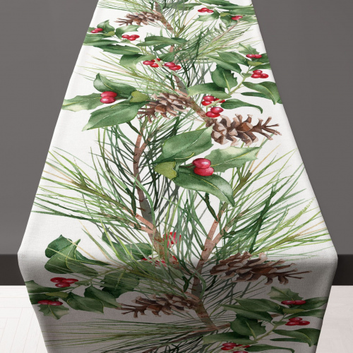 Pine Corn & Needles Table Runner