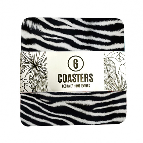 Africa Zebra Skin Coasters