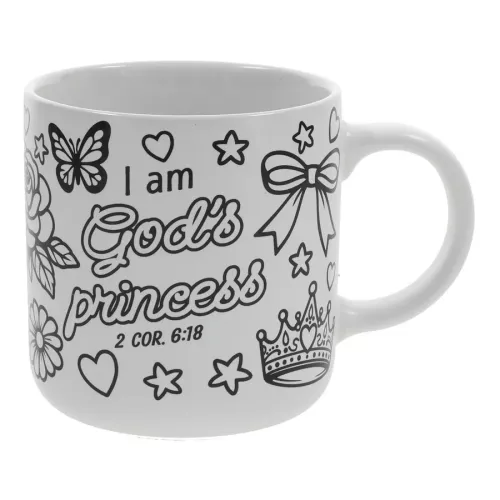 Coloring Mug God's Princess