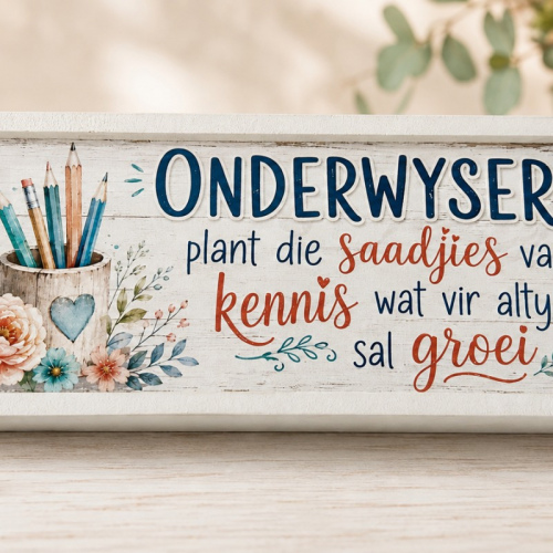 Pencil Box Onderwyser