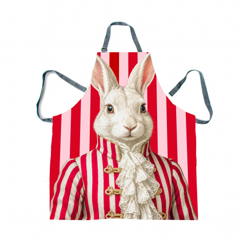 Haas Red Stripe Jacket Apron