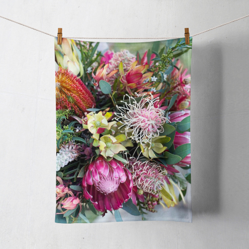 Protea Bouquet Food Towel