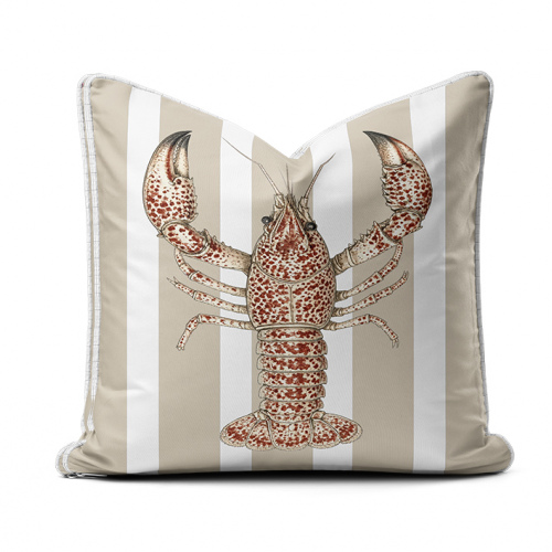 Amalfi Rustic Ocean Crayfish Scatter Cushion Cover (5)